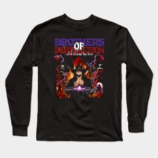 Kane Vs. Undertaker Brothers Of Destruction Long Sleeve T-Shirt